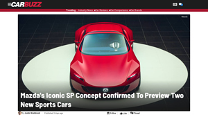Mazda's Iconic SP Concept Confirmed To Preview Two New Sports Cars - auto concept usa