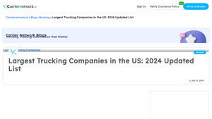 Largest Trucking Companies in the US: 2024 Updated List - largest trucking companies in usa