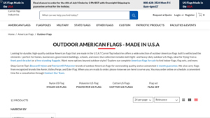 Outdoor American Flags - Nylon, Polyester & Cotton - Carrot-Top - best american flags made in the usa