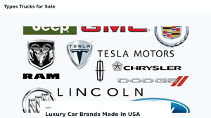 Luxury Car Brands Made In USA - cars.truckstrend.com - car brands made in usa