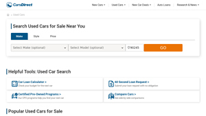 Used Cars for Sale Near You: Search and Buy a Used Car - CarsDirect - auto car usa for sale
