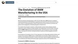 The Evolution of BMW Manufacturing in the USA - bmw manufacturing usa