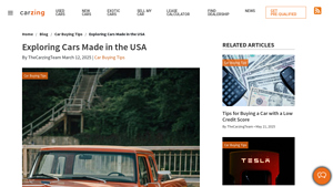 Exploring Cars Made in the USA : Guide To Buying - CarZing Blog - car brands made in usa