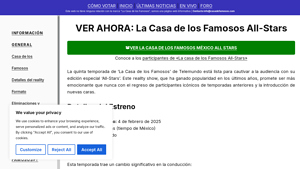 Todo sobre La Casa de los Famosos All-Stars | 2025 - la casa de los famosos usa 2024 en vivo