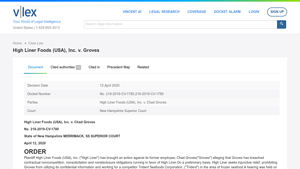 High Liner Foods (USA), Inc. v. Groves - vLex United States - high liner foods usa inc