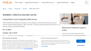 BARBER v. NESTLE USA INC (2018) | FindLaw - FindLaw Caselaw - nestle usa inc