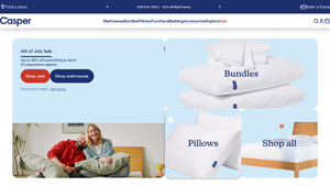 The Best Bed for Better Sleep | Casper Homepage - bed frame made in usa