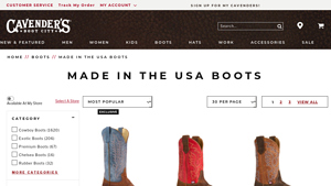 Made In The USA Boots - Cavender's - cowgirl boots made in usa