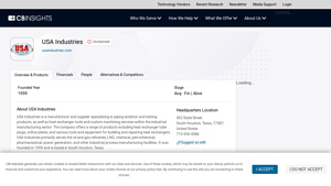 USA Industries - Products, Competitors, Financials, Employees ... - usa industries