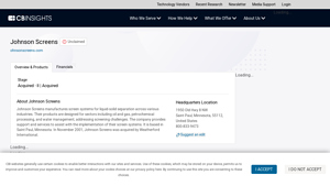 Johnson Screens - Products, Competitors, Financials, Employees ... - johnson screens usa