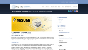 Client Showcase: Misumi USA Inc. - CE Connect - misumi usa inc