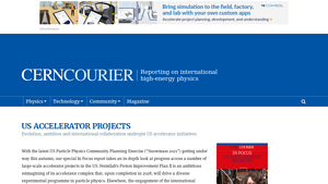 US accelerator projects - CERN Courier - particle accelerator locations in usa