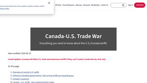 Canada-U.S. Trade War - CFIB - canada tariffs on usa