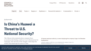 Is China's Huawei a Threat to U.S. National Security? - huawei company in usa