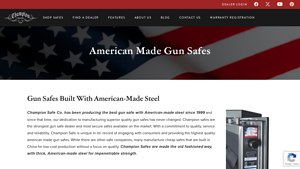 American Made Gun Safes - Champion Safe Co. - safes made in usa