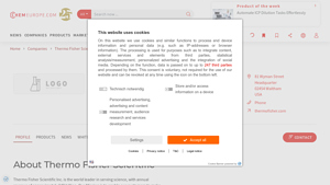 Thermo Fisher Scientific, Inc. - Waltham, USA - chemeurope.com - thermo scientific waltham ma usa