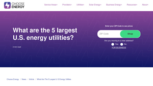 What are the 5 largest U.S. energy utilities? - Choose Energy® - biggest utility companies usa