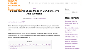 6 Best Tennis Shoes Made In USA For Men's And Women's - tennis shoes made in usa