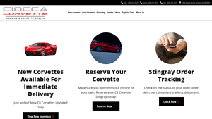 Ciocca Corvette | New & Used Corvette Dealership Serving New Jersey ... - largest corvette dealer in usa