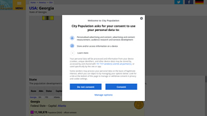Georgia (USA): State, Major Cities & Places - City Population - parts of georgia usa