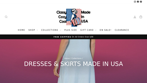Women's Dresses & Skirts | Made in USA - Classy Cozy Cool USA - dresses made in usa