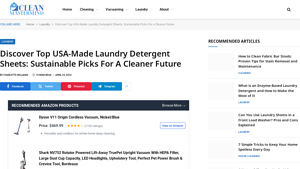 Discover Top USA-Made Laundry Detergent Sheets: Sustainable Picks For A ... - laundry detergent sheets made in usa