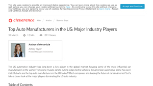Top Auto Manufacturers in the US: Major Industry Players - car manufacturers in usa