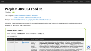 People v. JBS USA Food Co. - Climate Change Litigation - jbs usa food company