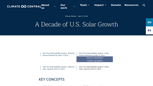 A Decade of U.S. Solar Growth - Climate Central - solar power usa