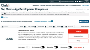 Top Mobile App Development Companies - Clutch.co - mobile app development company in usa