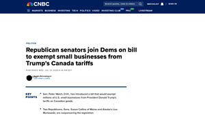 CNBC - CANADA Act Exemption for Small Businesses
