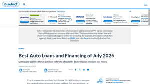 Best Auto Loans and Financing of July 2025 - CNBC - auto finance usa