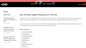 Top 10 Tattoo Supply Wholesalers in the US - worldwide tattoo supply usa