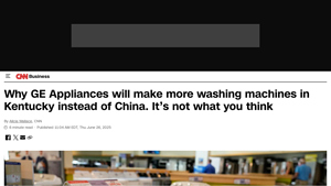 Why GE Appliances will make more washing machines in Kentucky ... - CNN - washing machines made in usa