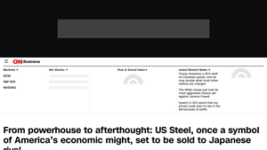 From powerhouse to afterthought: US Steel, once a symbol of ... - CNN - steel production usa
