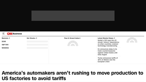 Despite tariffs, American automakers aren't rushing to move ... - CNN - car plants in usa