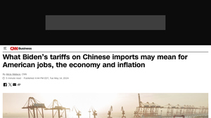 What Biden's tariffs on Chinese imports may mean for American ... - CNN - import tax from china to usa 2024