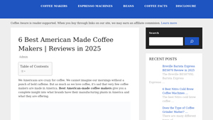 The 6 Best Coffee Makers Made In USA | 2025 Reviews & Guide - coffee pots made in usa