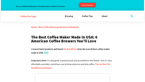 Best Coffee Maker Made In USA: 6 American Brewers You'll Love - 2025 - coffee pots made in usa