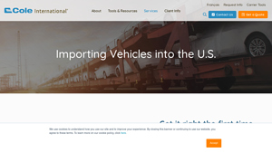 Importing Vehicles into the U.S. - Into the U.S. - Cole International - importing truck from canada to usa