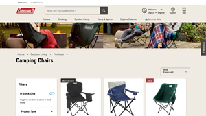 Outdoor Folding Chairs & Camping Chairs | Coleman - usa made camp chair
