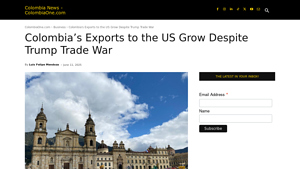 Colombia's Exports to the US Grow Despite Trump Trade War - colombia exports to usa