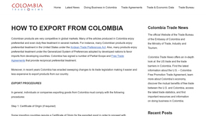 HOW TO EXPORT FROM COLOMBIA - Coltrade - colombia exports to usa