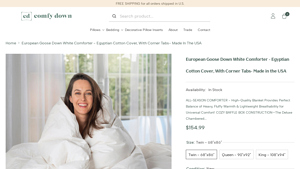 Comfy Down - Luxurious 800 Fill Power Goose Down Comforter