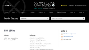 RIEGL USA Inc. - Commercial UAV News - riegl usa inc