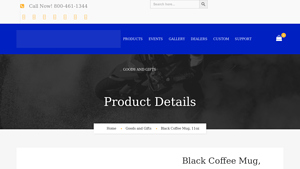 Black Coffee Mug, 11oz - Made In USA - Condor Products - made in usa coffee mug