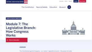 Module 7: The Legislative Branch: How Congress Works - who makes laws in usa