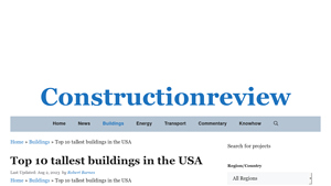Tallest buildings in the USA - Constructionreview - list of tallest building in usa