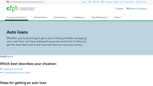 Auto loans - Consumer Financial Protection Bureau - auto finance usa