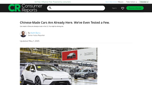 Chinese-Made Cars Are Already Here. We've Even Tested a Few. - car brands made in usa